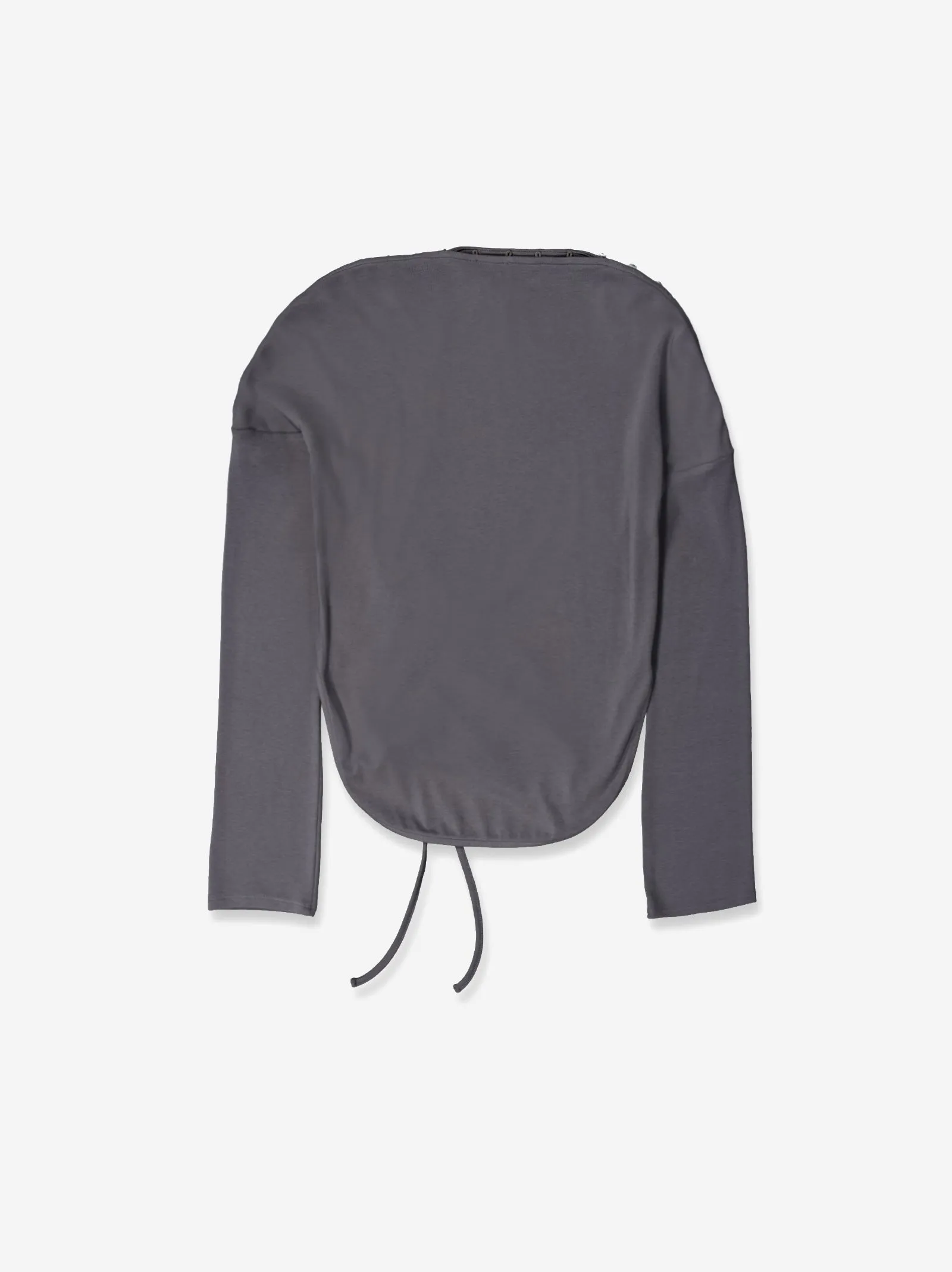 Grey long-sleeved top with side ruching - Xiquet sold by Ulanka product image thumbnail 5