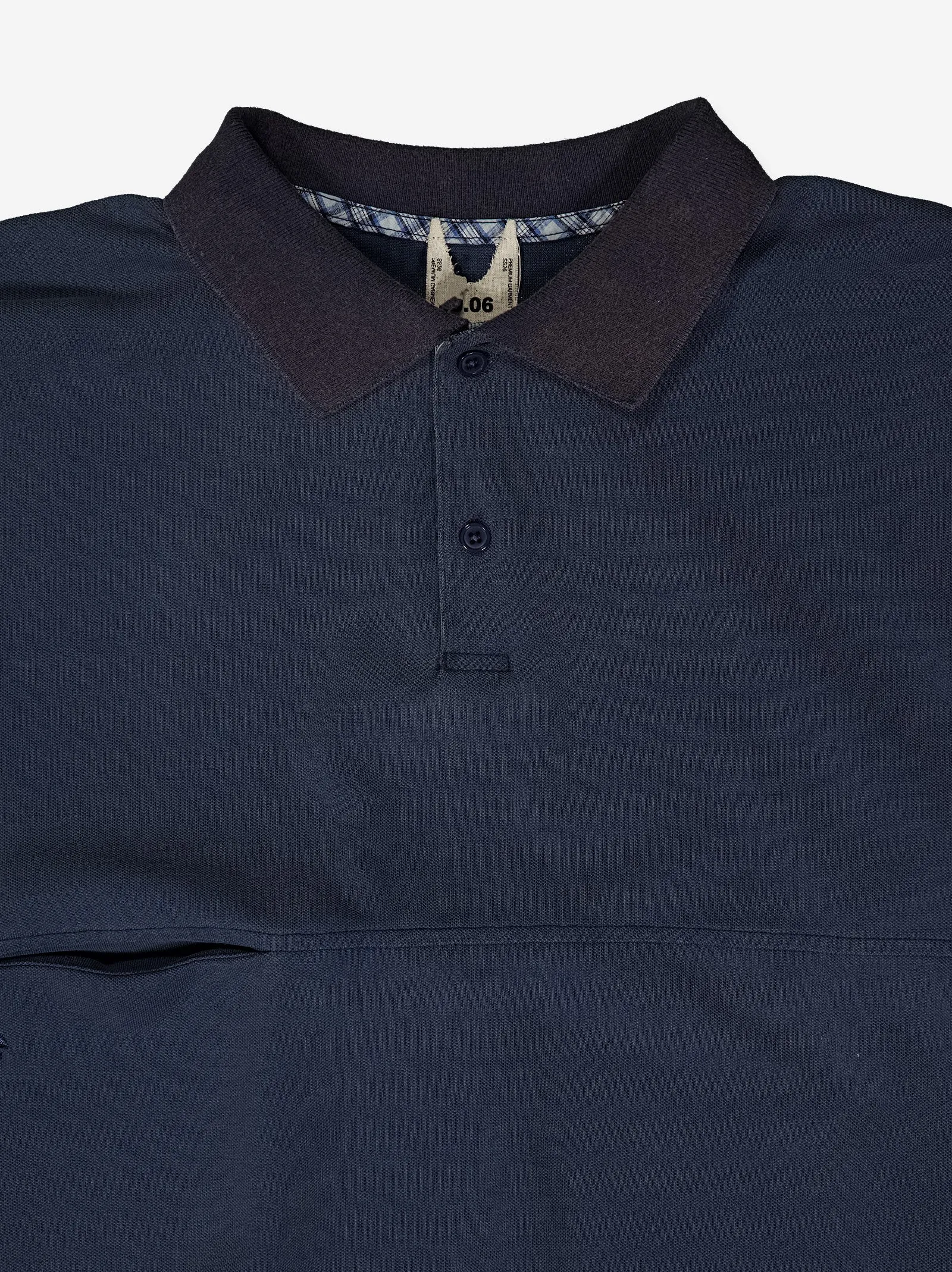 Navy blue technical polo shirt with hidden pocket - Poki sold by Ulanka product image thumbnail 2