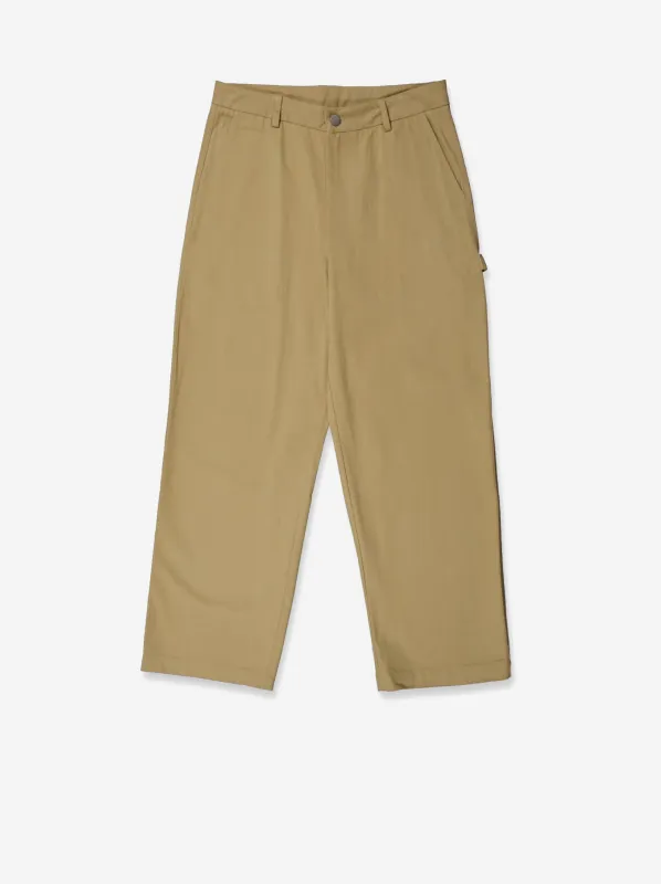 Straight-leg beige dress pants - Carpenter made by Ulanka