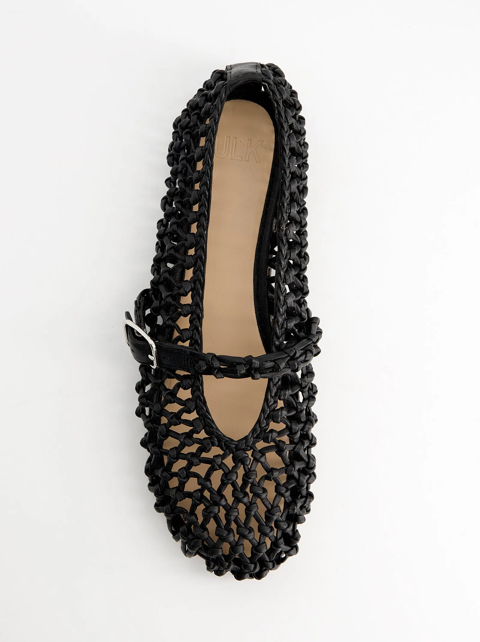 Braided leather Mary Jane flats - Solar sold by Ulanka product image thumbnail 2
