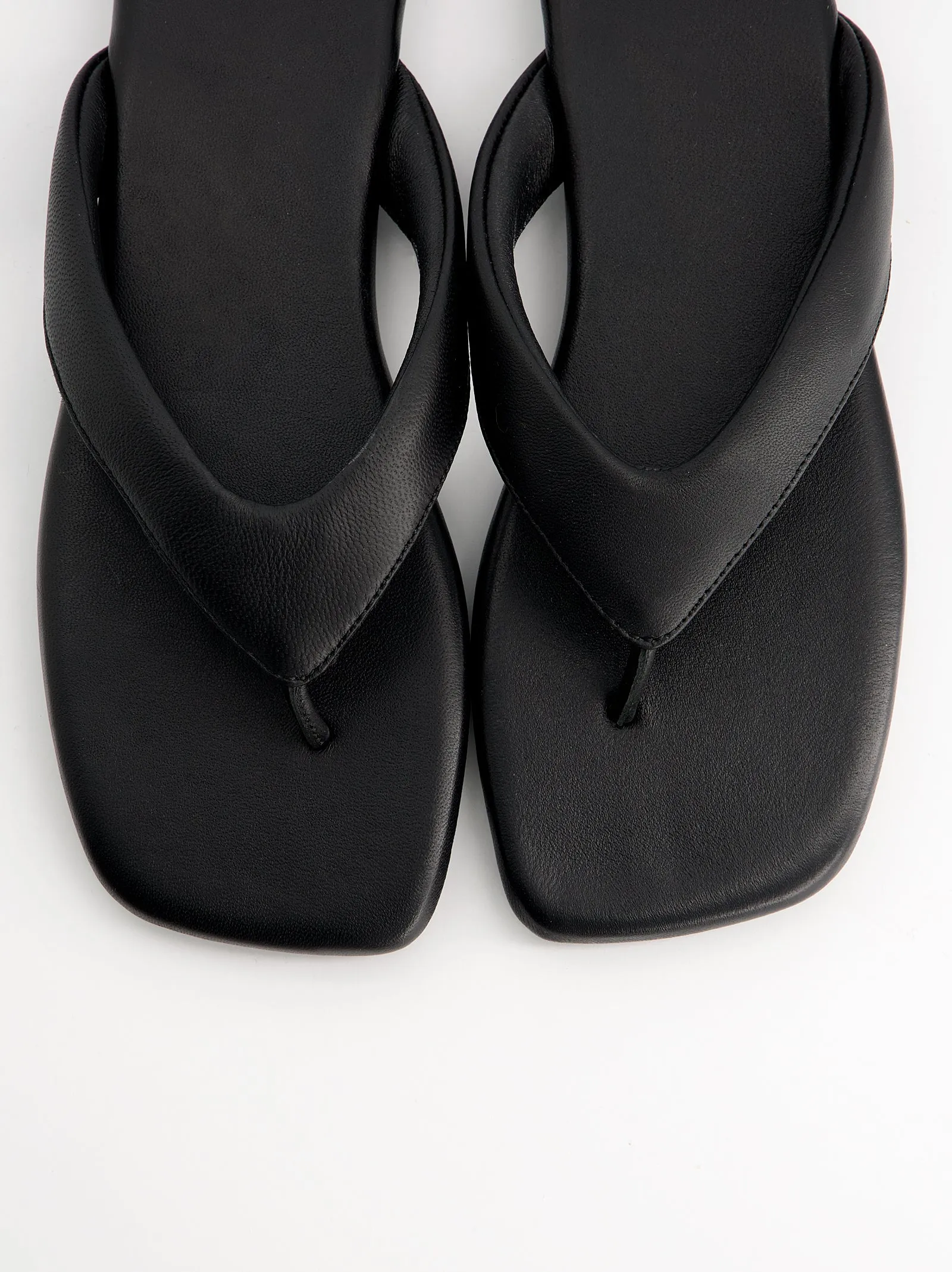 Zaya Square Toe Leather Thong Sandals sold by Ulanka product image thumbnail 2