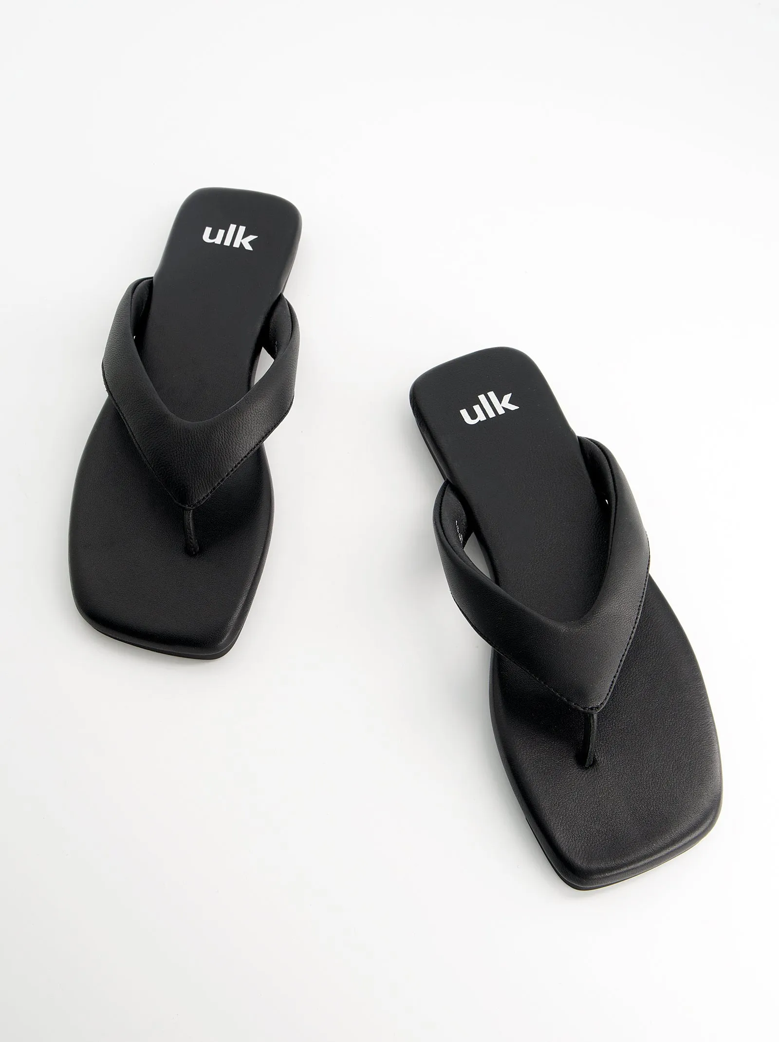 Zaya Square Toe Leather Thong Sandals sold by Ulanka product image thumbnail 3