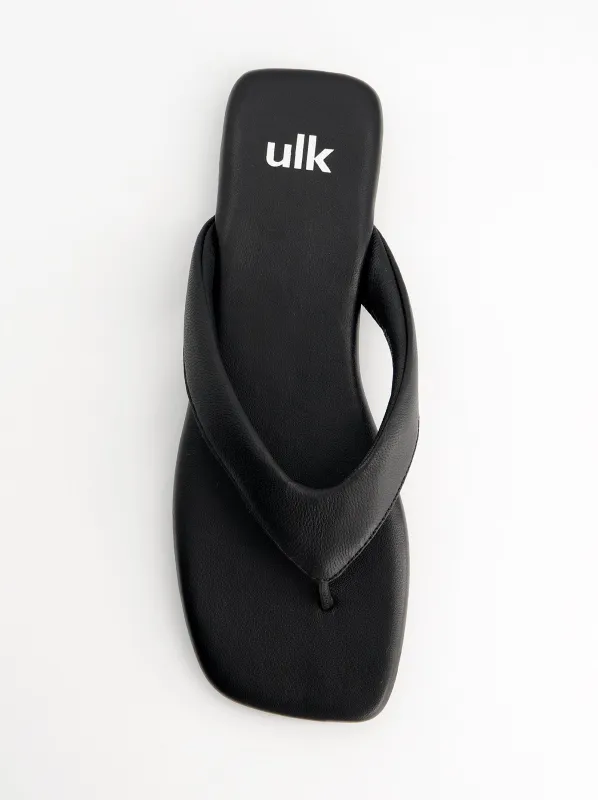Sandalias cuadradas de dedo en piel - Zaya made by Ulanka