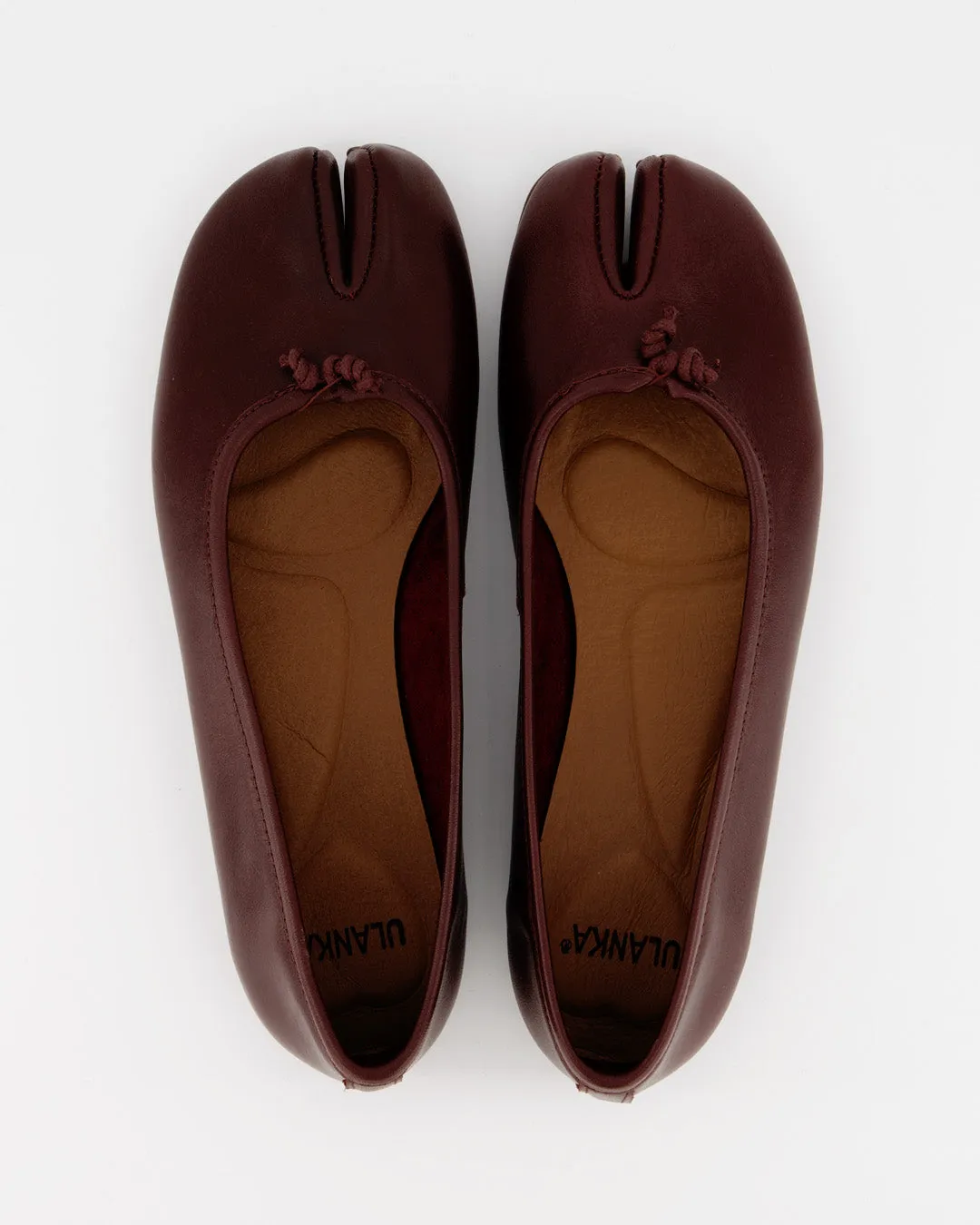 Leather tabi ballerinas - Karva sold by Ulanka