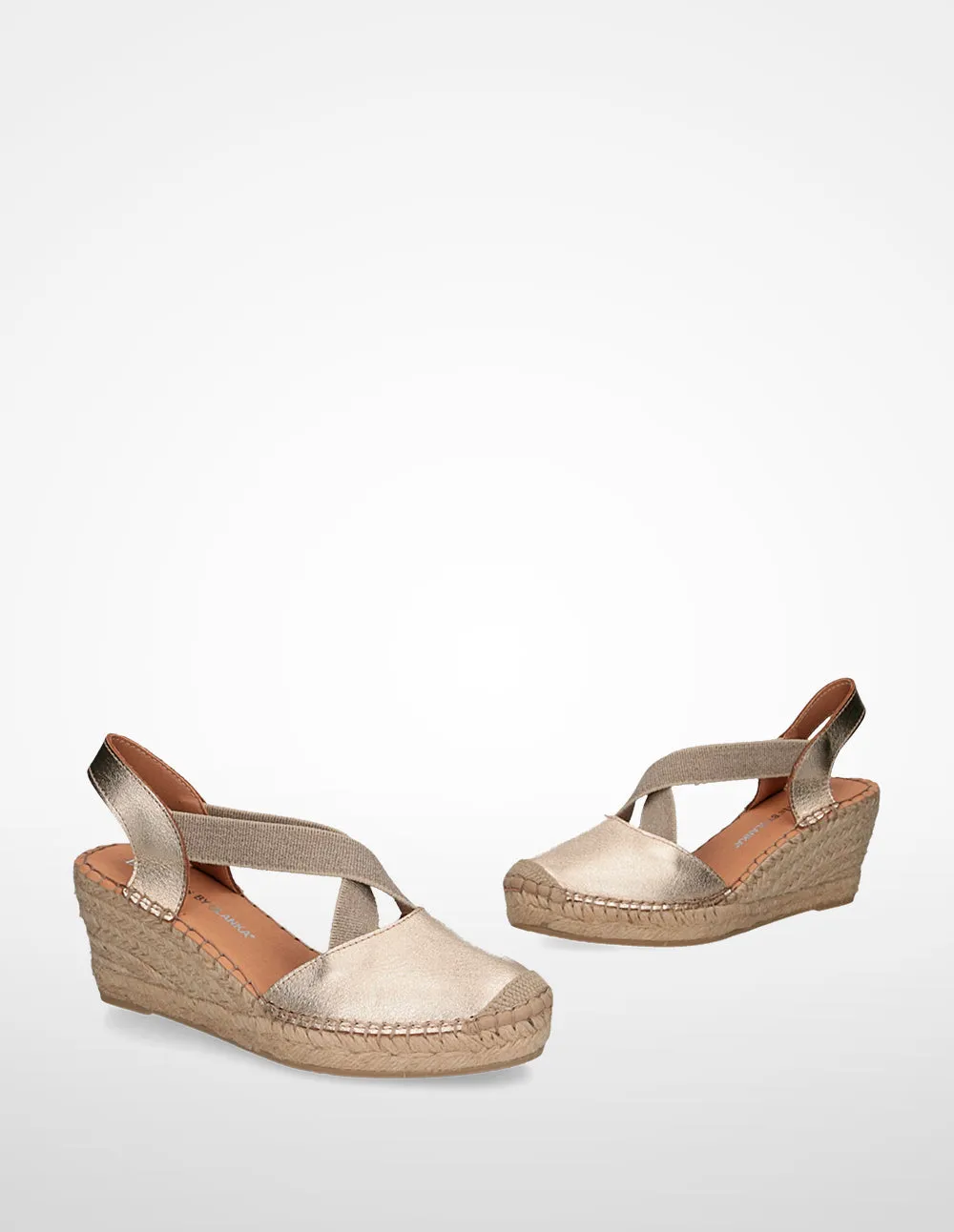 Ulanka Summy - Metallic Wedge Espadrilles sold by Ulanka product image thumbnail 3