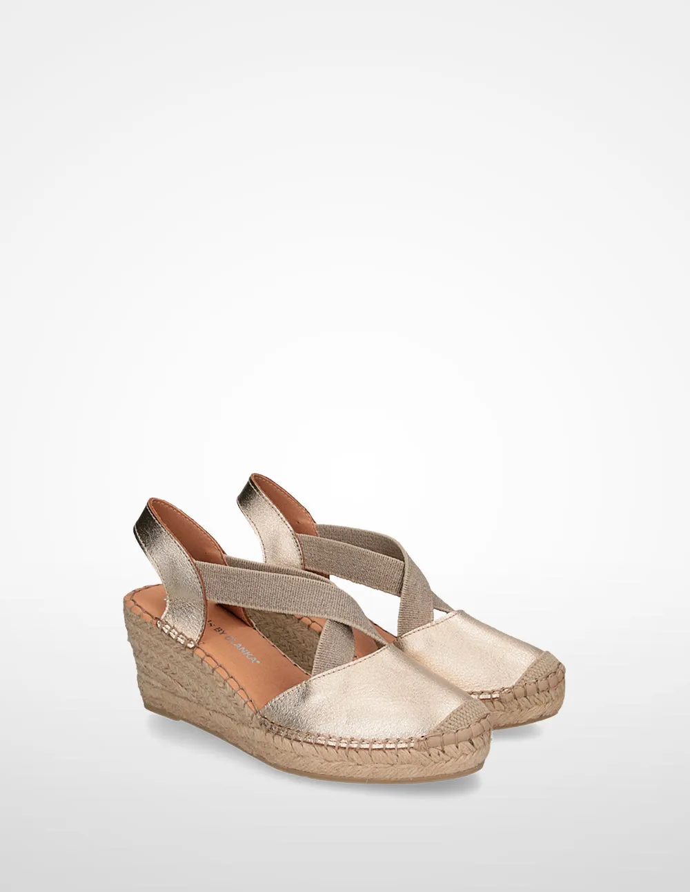 Ulanka Summy - Metallic Wedge Espadrilles sold by Ulanka product image thumbnail 2