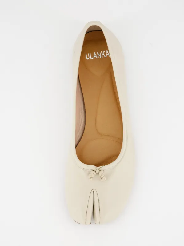 Leather tabi ballerinas - Karva made by Ulanka