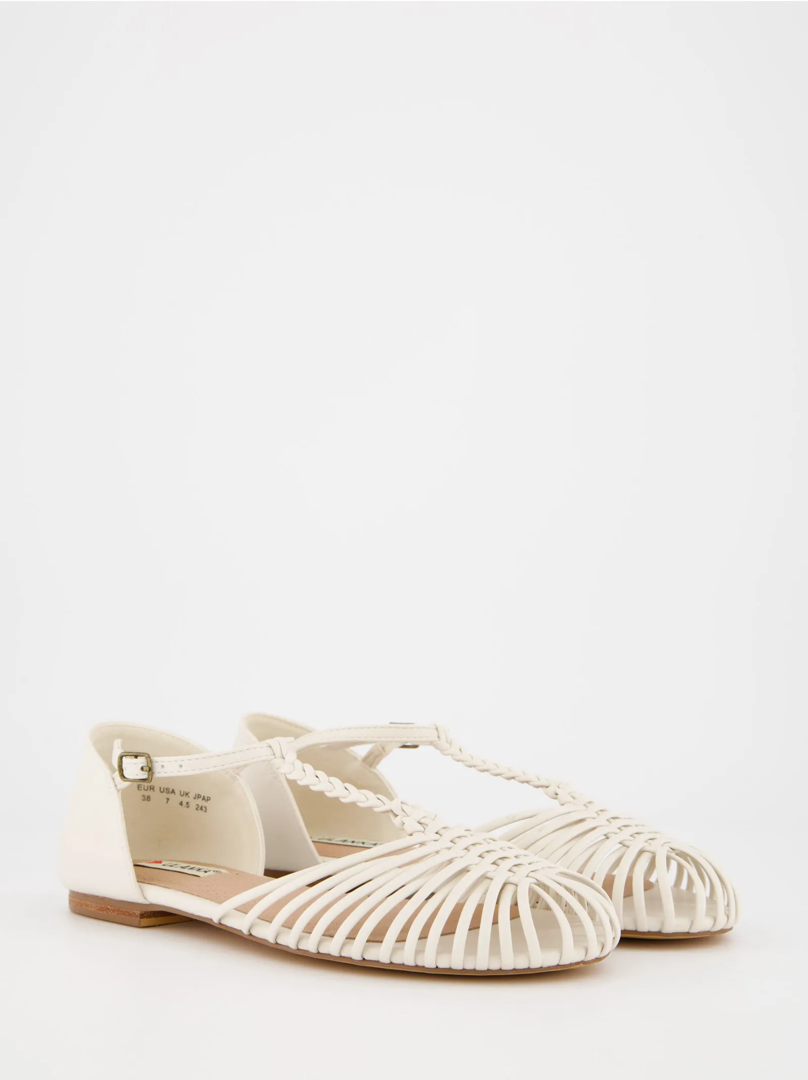 Flat braided sandals - Crubber sold by Ulanka product image thumbnail 3
