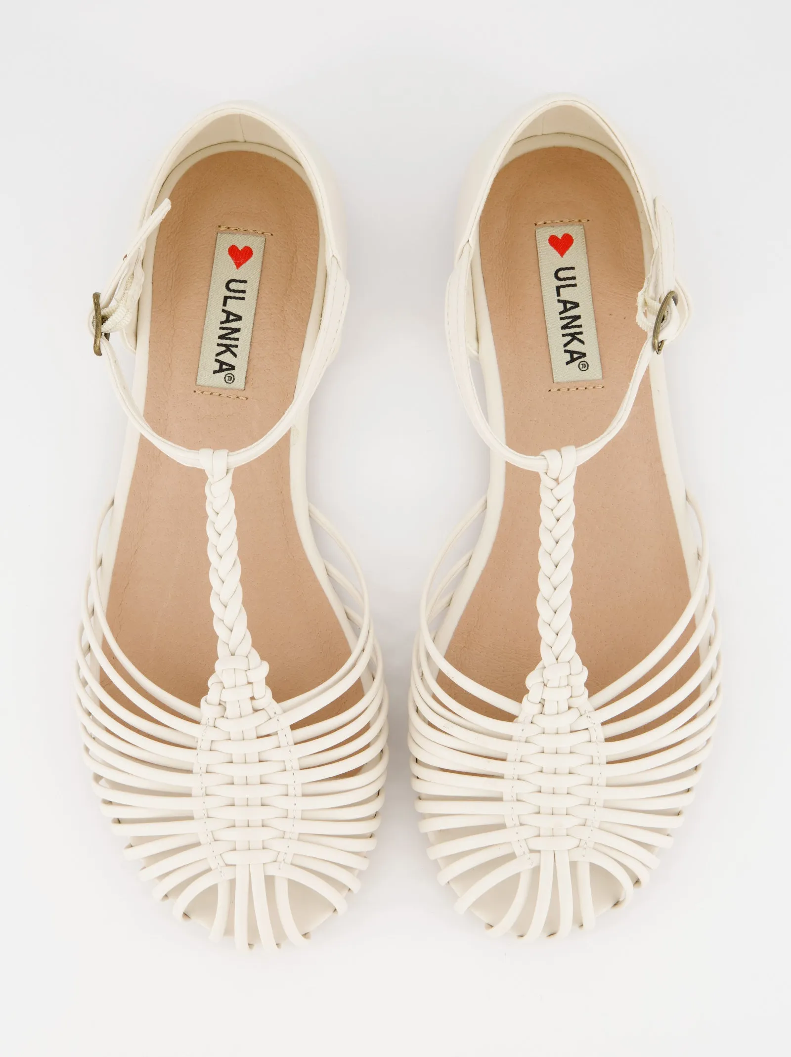 Flat braided sandals - Crubber sold by Ulanka product image thumbnail 2