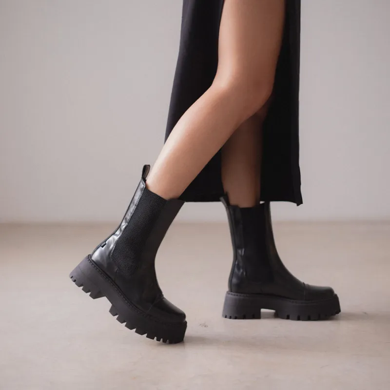 Musse &amp; Cloud by Ulanka Sachin – Chelsea platform ankle boots made by Ulanka