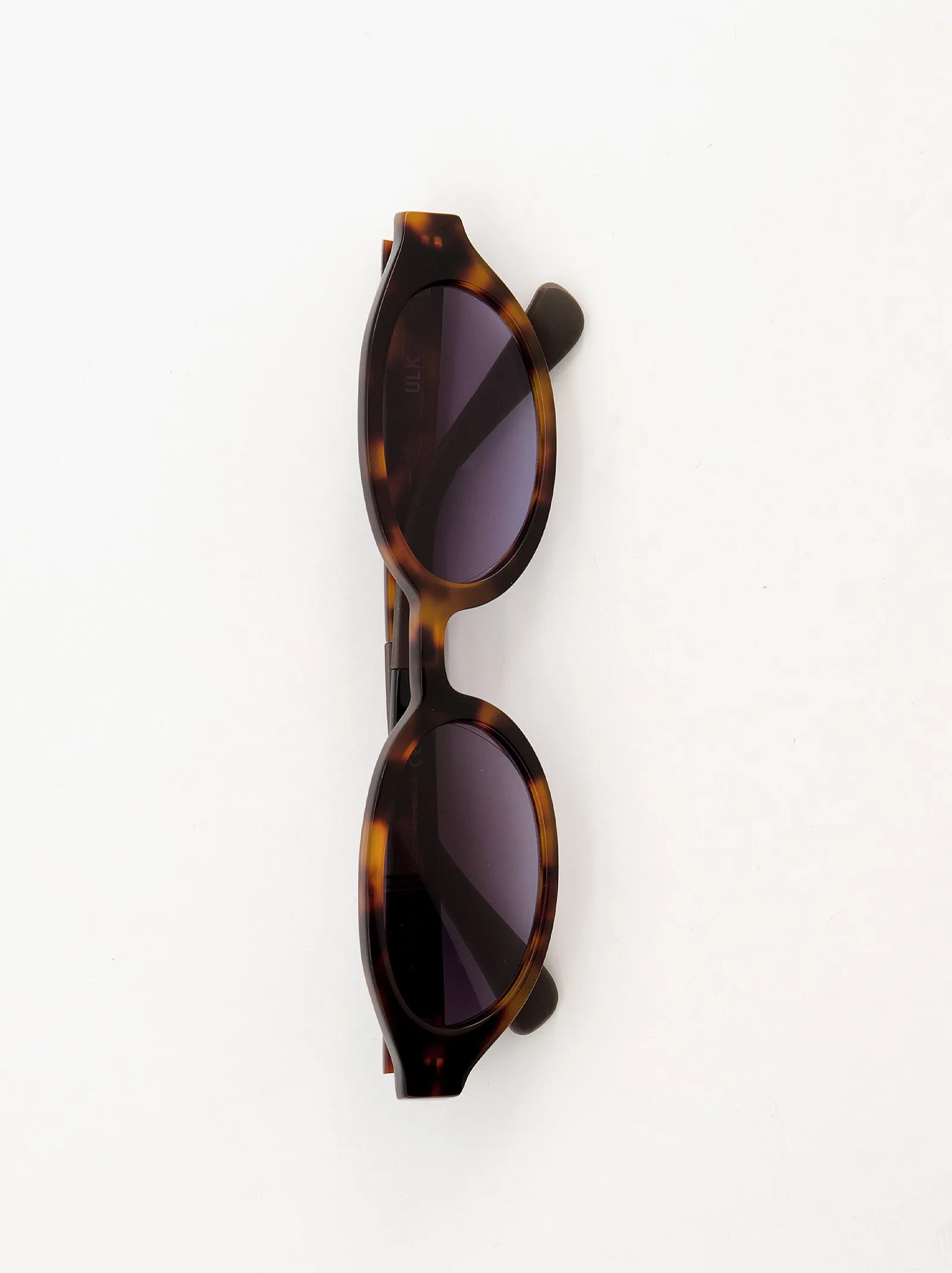 Tortoiseshell oval sunglasses with lilac lens - Newcom sold by Ulanka product image thumbnail 2