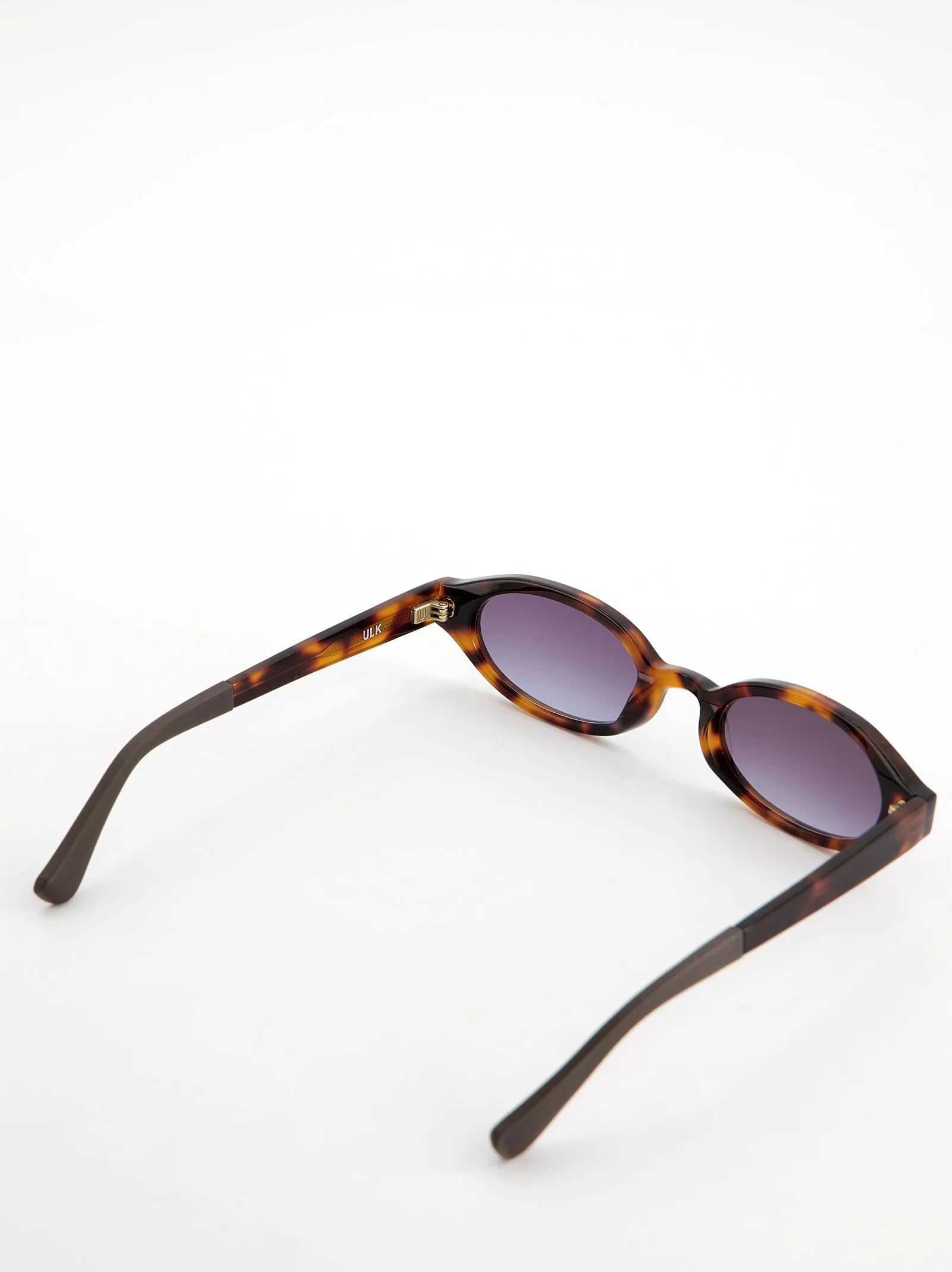 Tortoiseshell oval sunglasses with lilac lens - Newcom sold by Ulanka product image thumbnail 3
