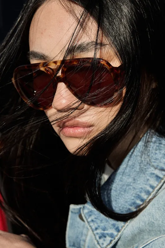 Gafas de sol carey con lente marrón - Margot made by Ulanka