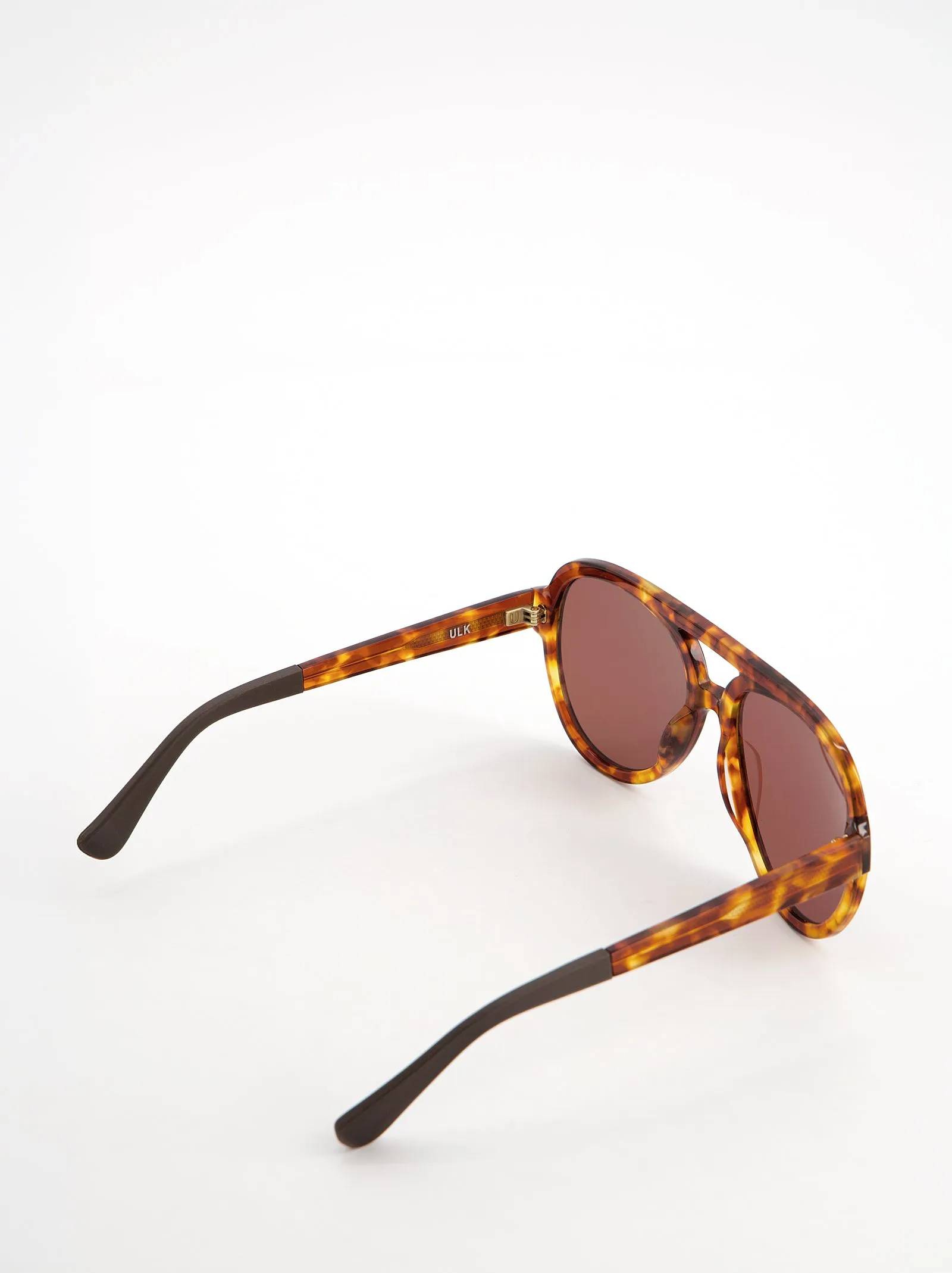 Tortoiseshell sunglasses with brown lens - Margot sold by Ulanka product image thumbnail 3