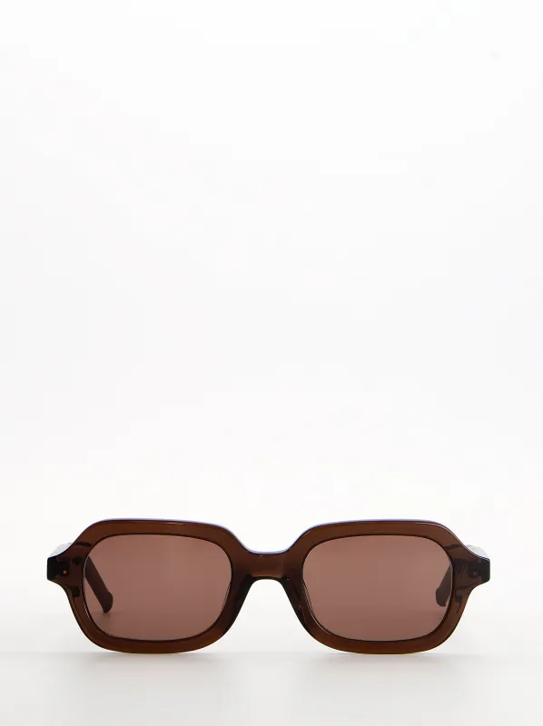 Rectangular Sunglasses with Pink Lens - Harlem made by Ulanka