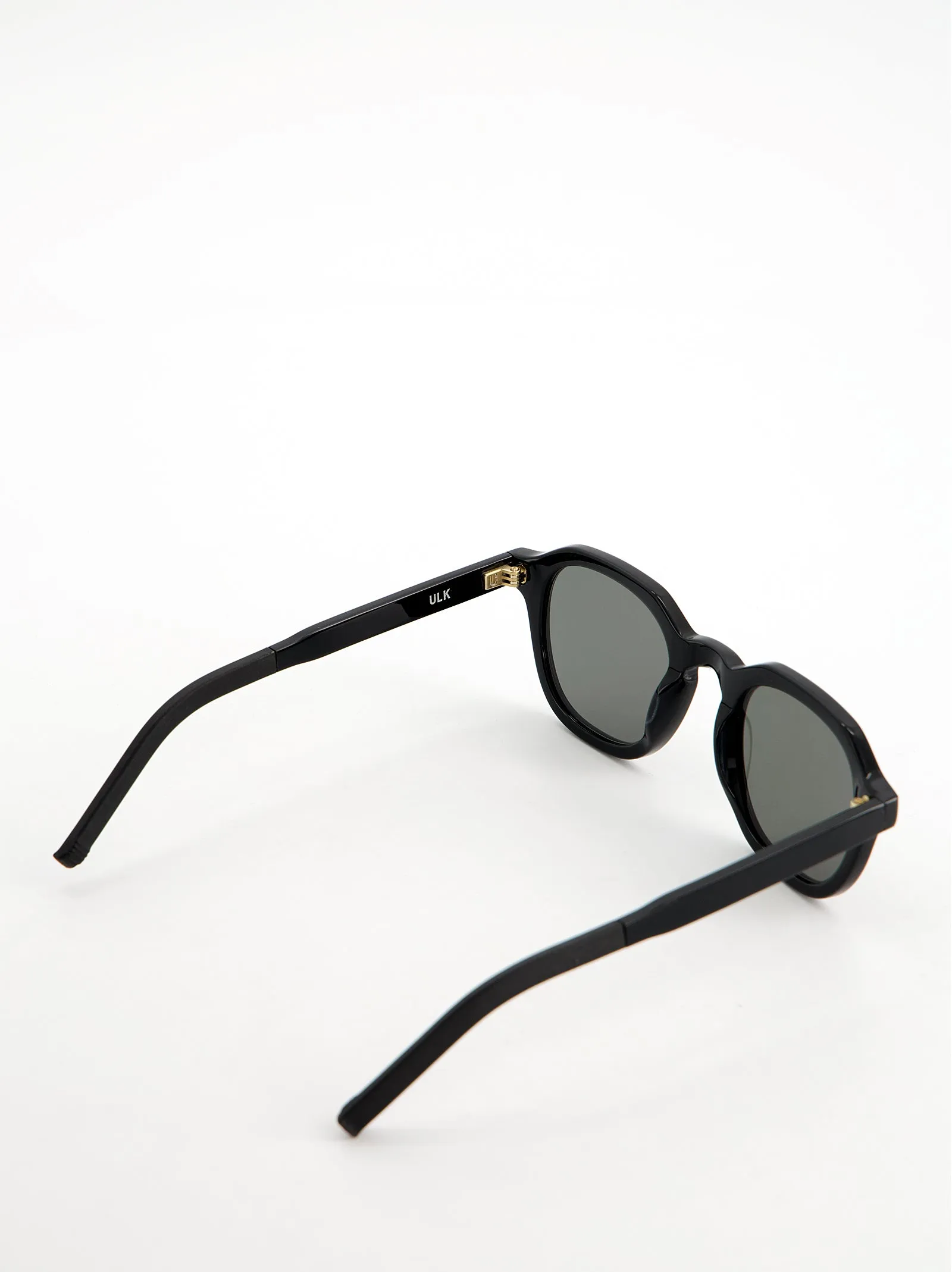 Rounded sunglasses with green lens - Bowie sold by Ulanka product image thumbnail 3