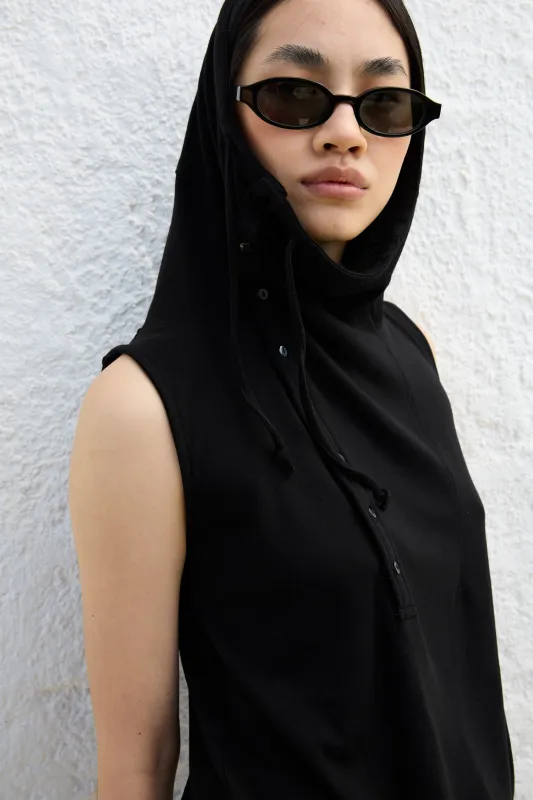 Gafas de sol ovaladas negras con lente verde - Newcom made by Ulanka