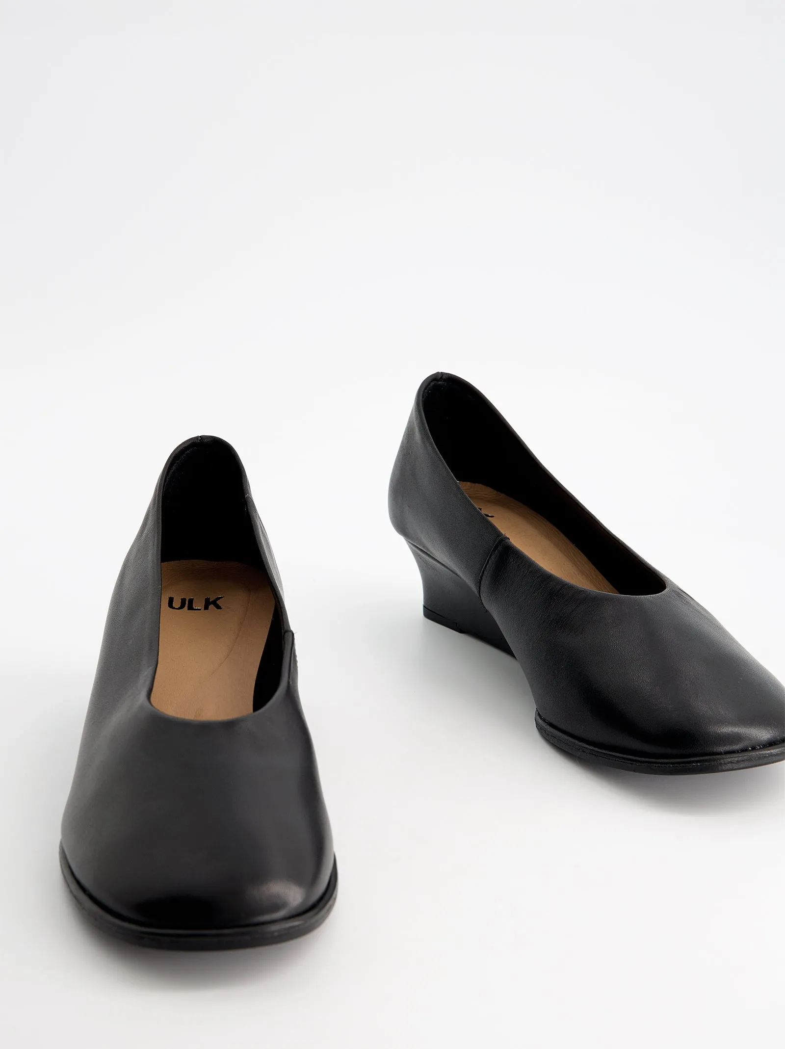 Leather wedge glove shoes - Silvy sold by Ulanka product image thumbnail 2