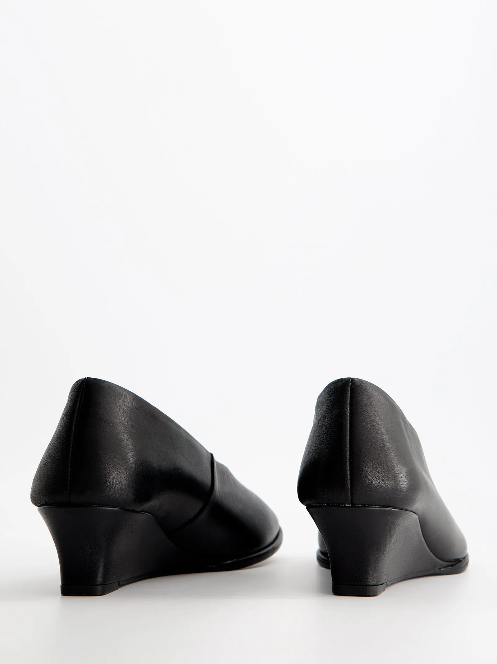 Leather wedge glove shoes - Silvy sold by Ulanka product image thumbnail 3