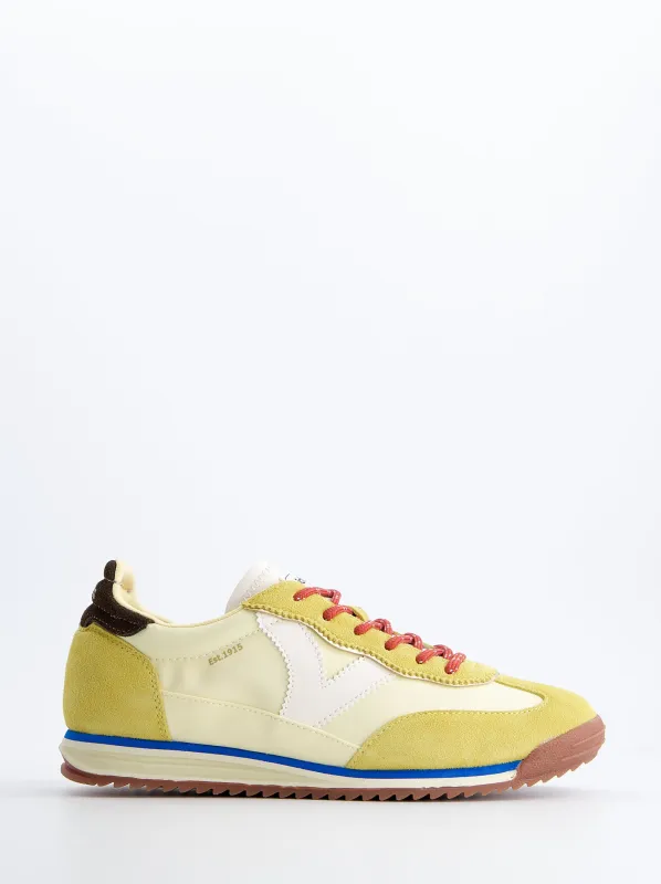 Retro suede detail sneakers - Victoria Saturno made by Ulanka