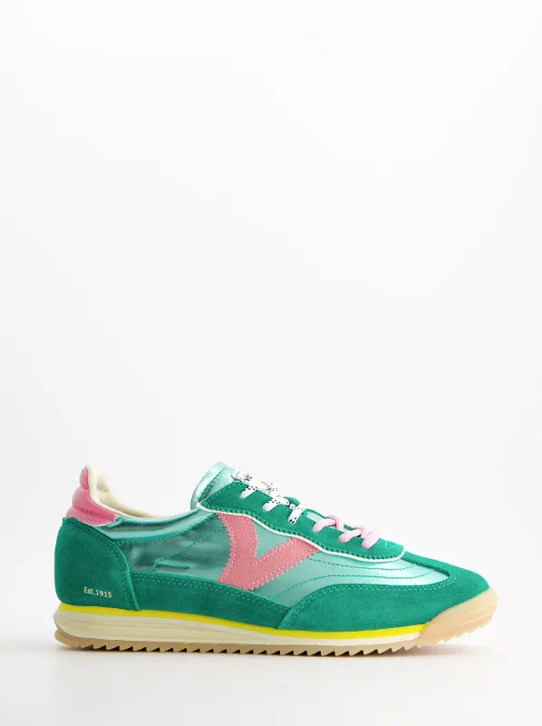 Retro metallic suede sneakers - Victoria Saturno made by Ulanka