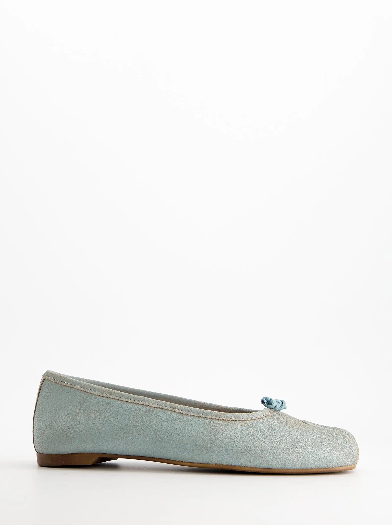 Cracked leather tabi ballet flats - Karva sold by Ulanka product image thumbnail 3