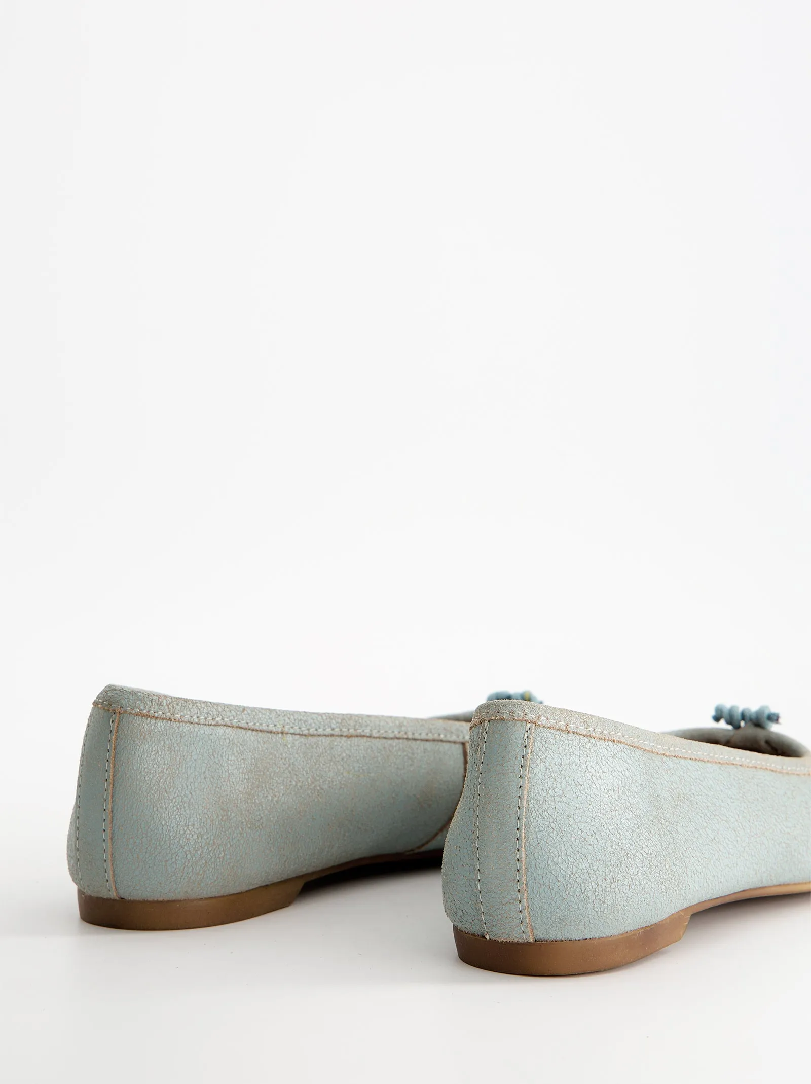 Cracked leather tabi ballet flats - Karva sold by Ulanka product image thumbnail 5