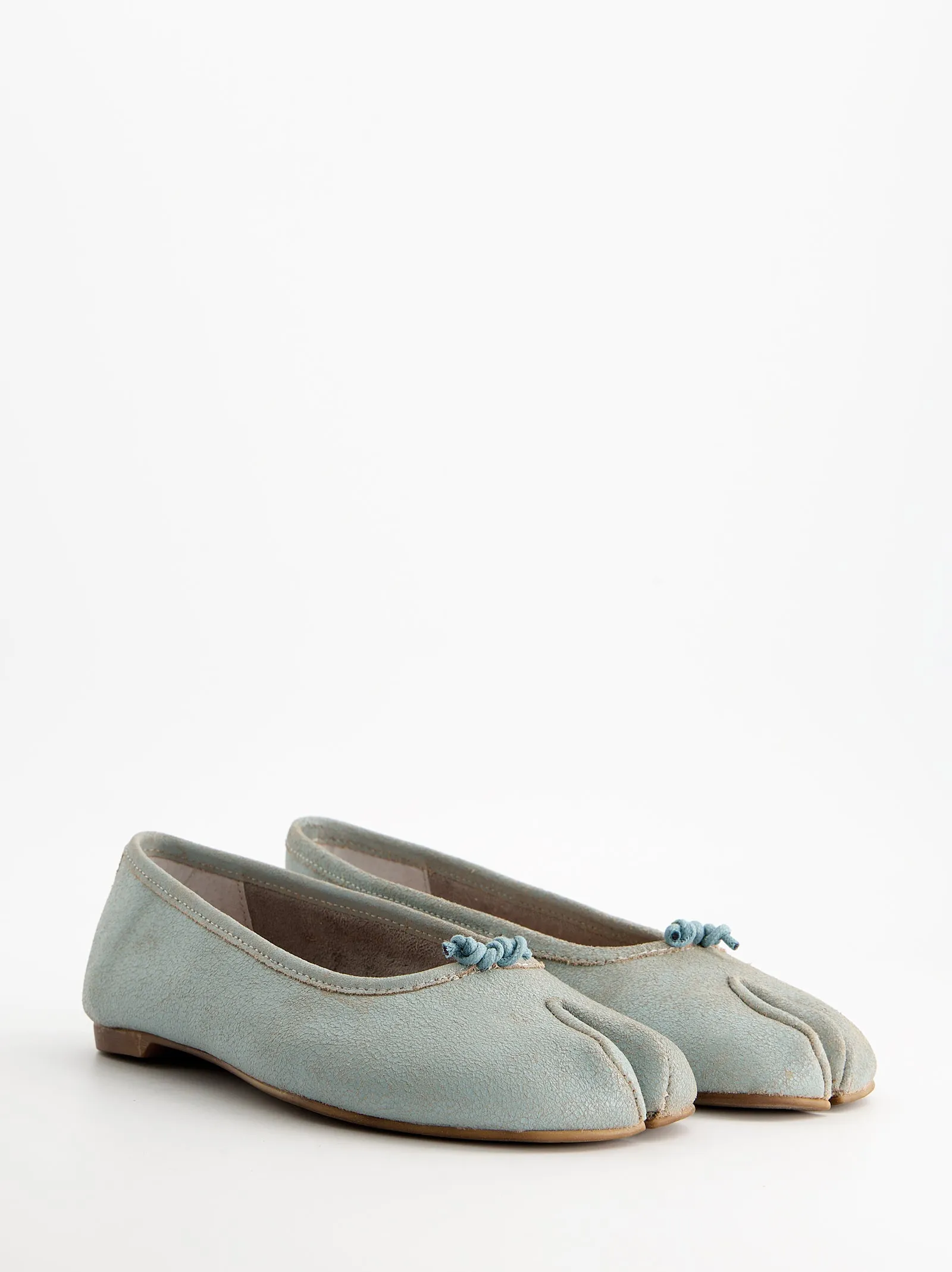 Cracked leather tabi ballet flats - Karva sold by Ulanka product image thumbnail 4