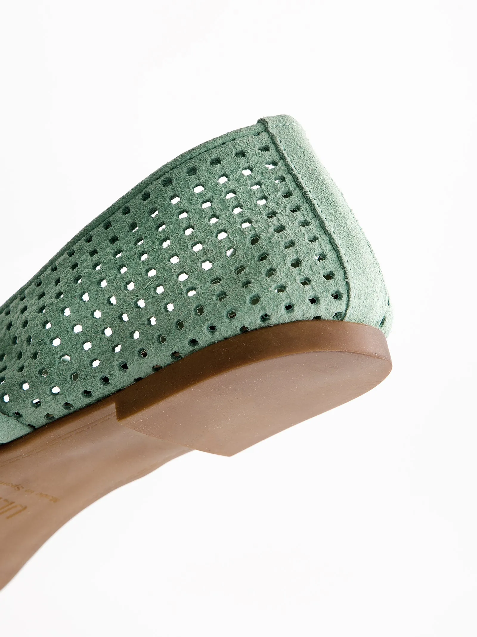 Die-cut suede Mary Jane ballet flats - Linke sold by Ulanka product image thumbnail 5