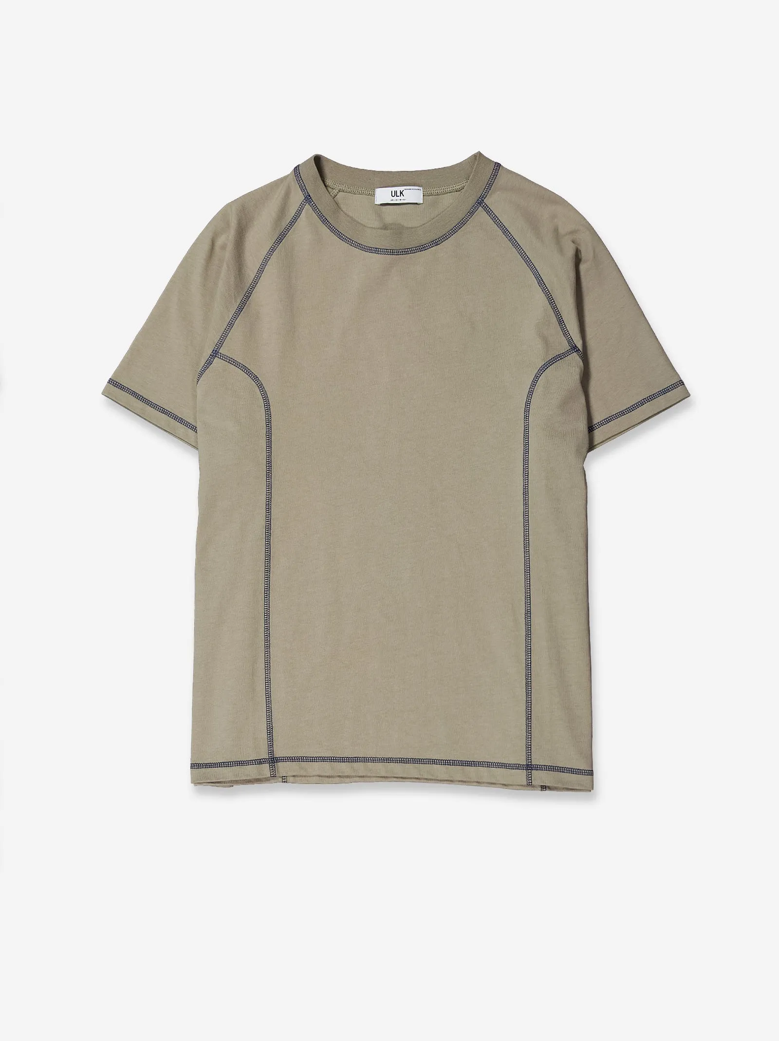 Beige T-shirt with contrast stitching - Pope sold by Ulanka