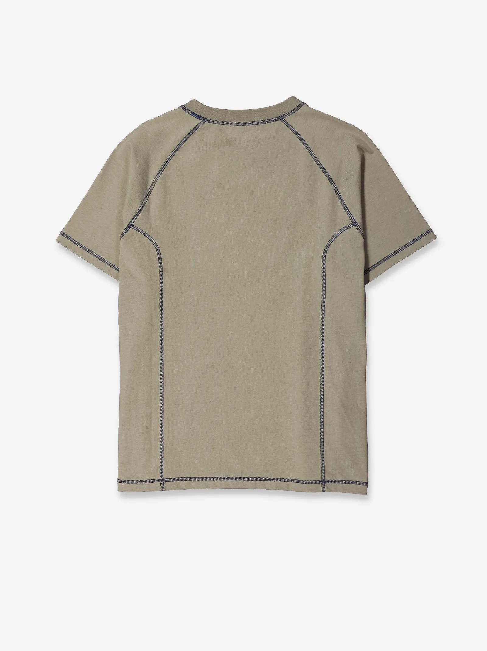 Beige T-shirt with contrast stitching - Pope sold by Ulanka product image thumbnail 4