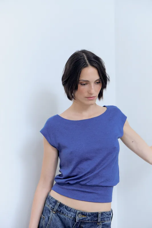 Short sleeve top with fitted hem - Maree made by Ulanka