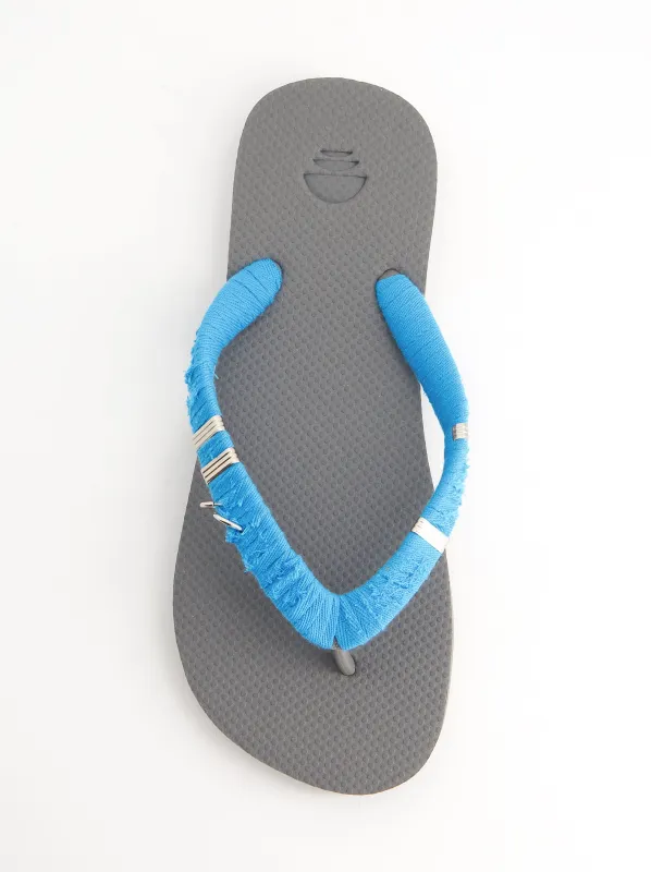 Fabric-lined sandals with metallic details - Jagger made by Ulanka