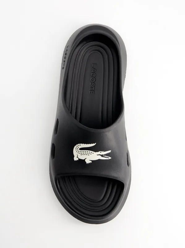 Rubber slider sandals with chunky sole - Lacoste Meduz Slide made by Lacoste