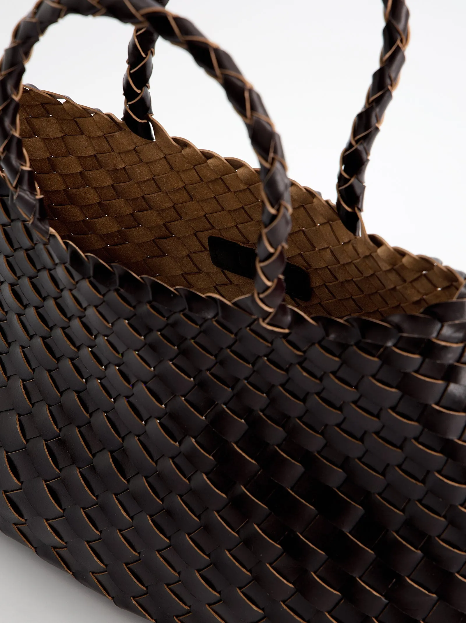 Braided leather shopper bag - Barrera sold by Ulanka product image thumbnail 2