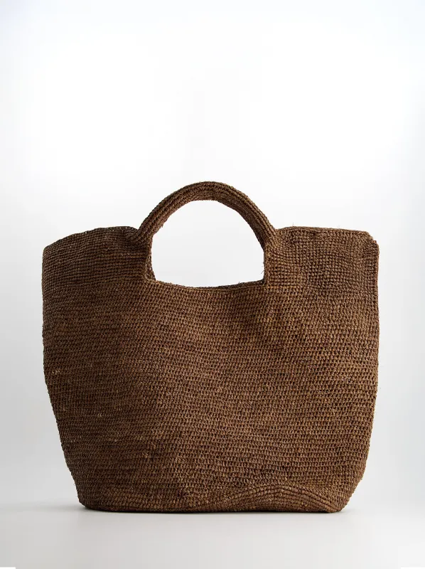 Textured braided shopper bag - Ivette made by Ulanka