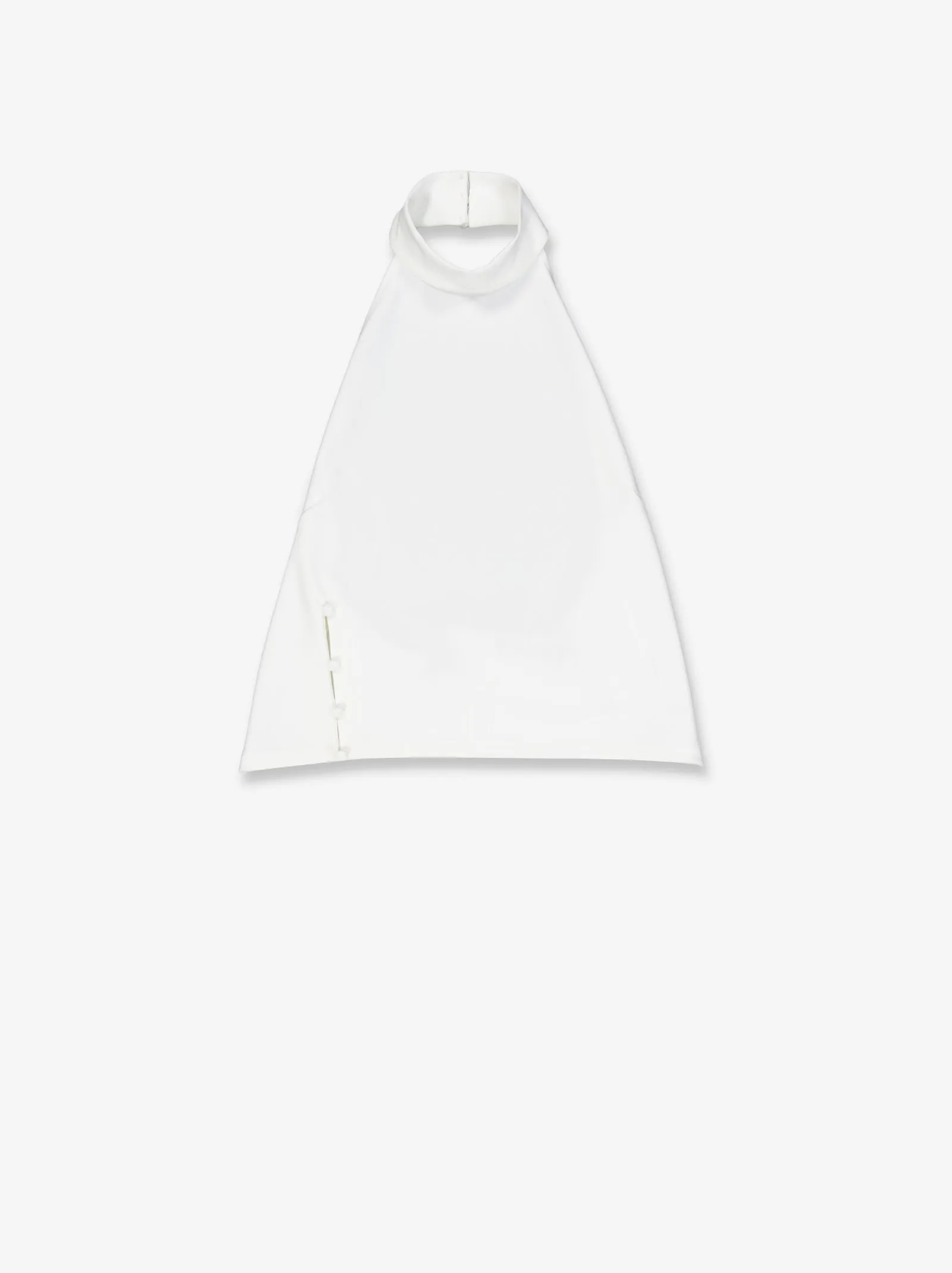 White halter top with button detail - Lola sold by Ulanka product image thumbnail 4