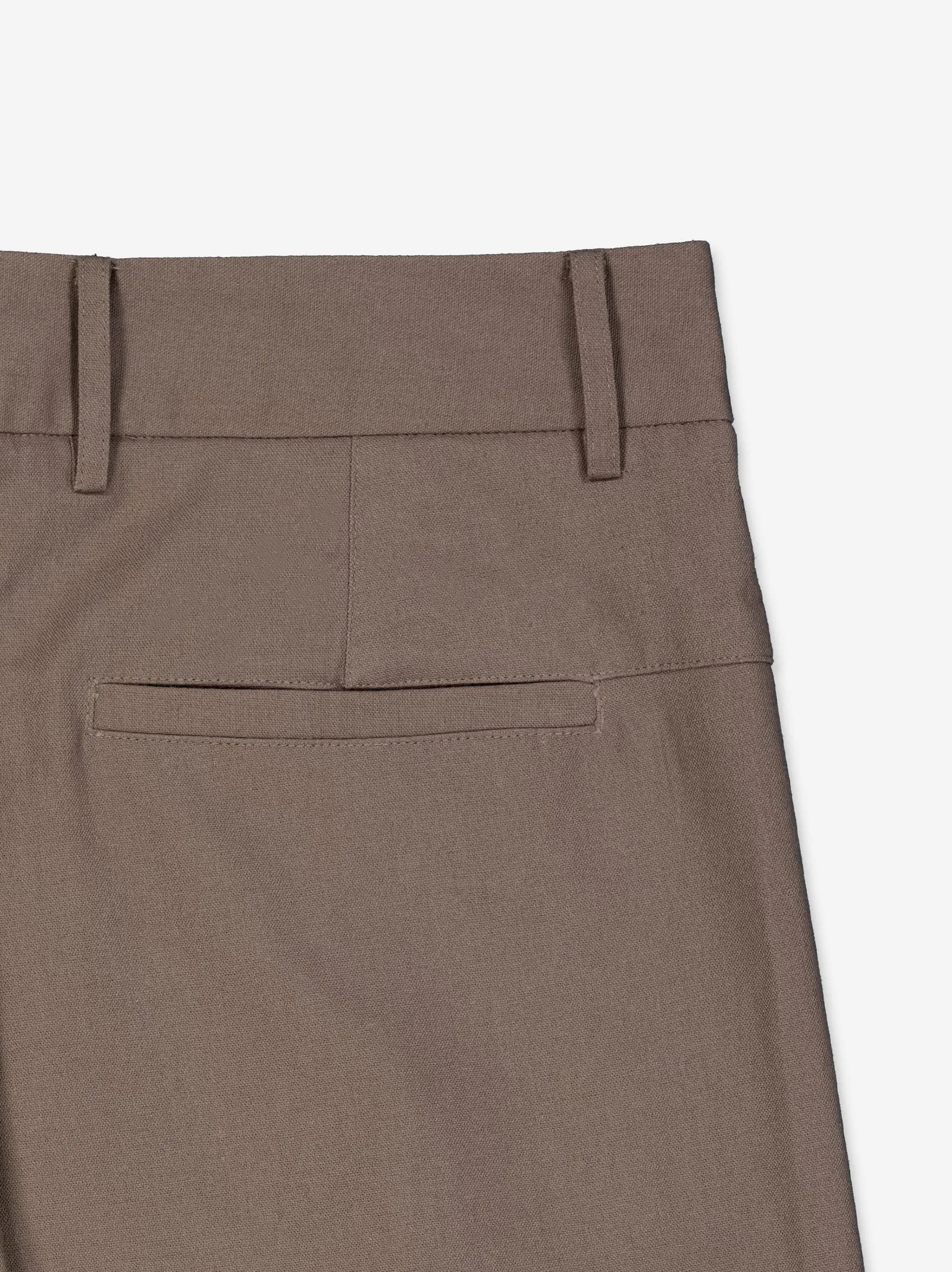 Bobu brown flowy pants with square pockets sold by Ulanka product image thumbnail 5