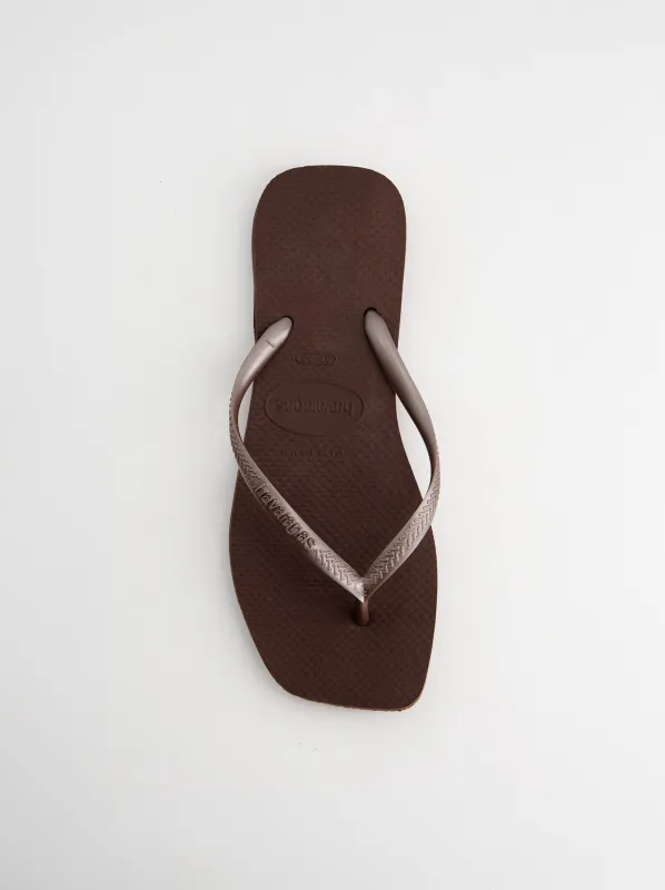 Havaianas Flip-flops Dark Brown Straps made by Havaianas