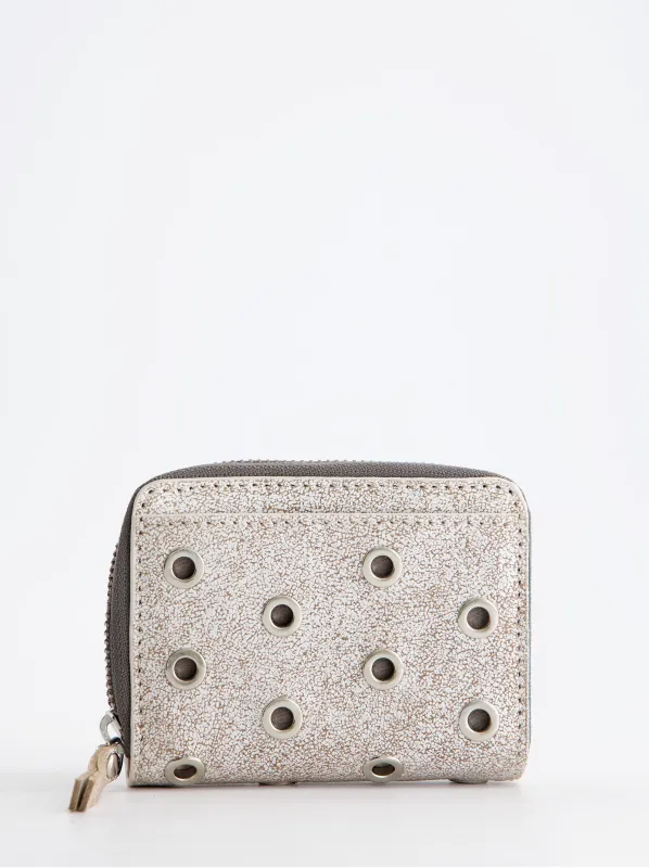 Compact Cracked-Effect Wallet - Baly made by Ulanka