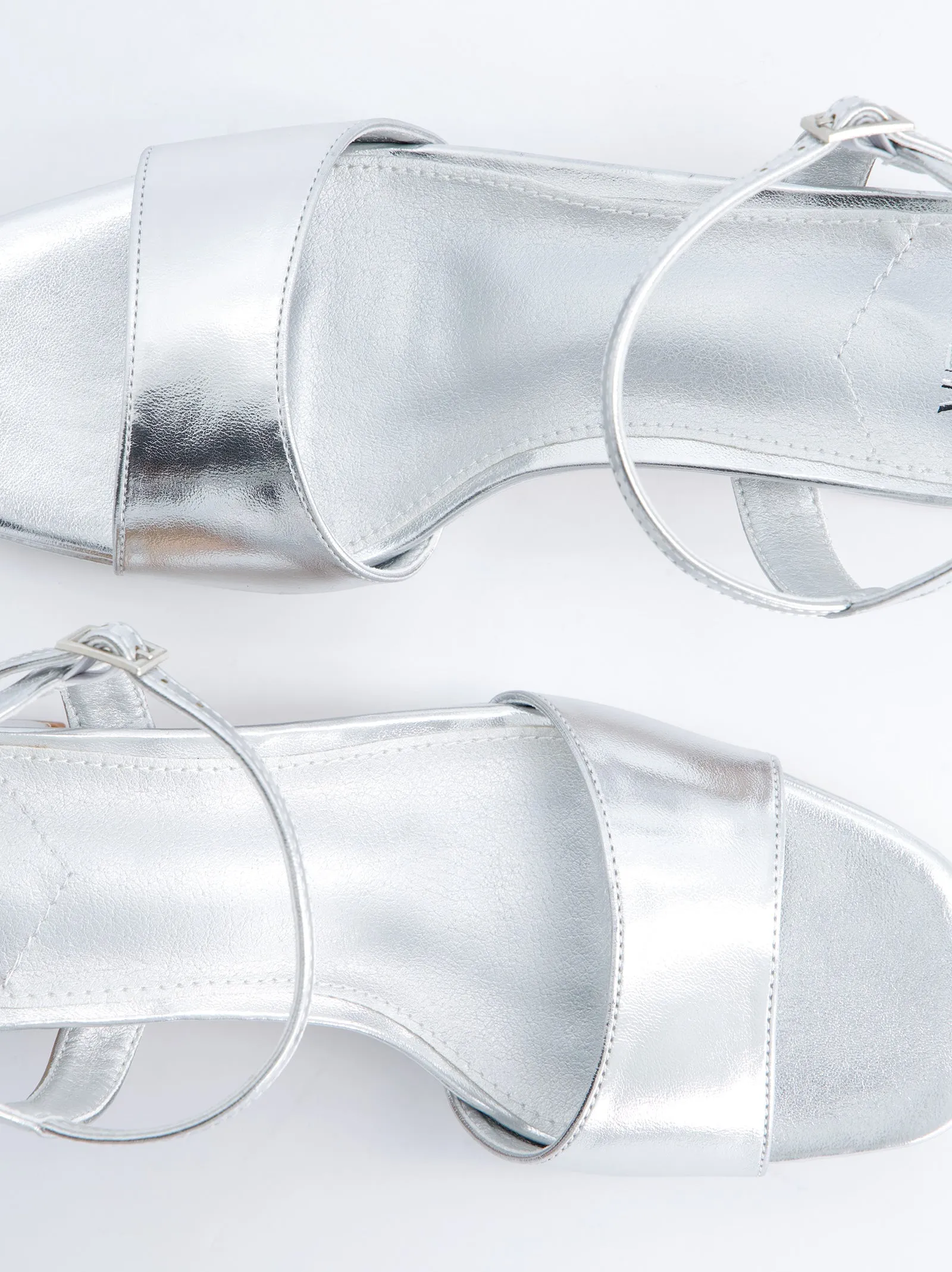 Platform Silver Heel Sandal - Medina sold by Ulanka product image thumbnail 4