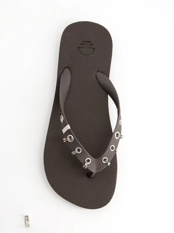 Metallic detail flip-flops - Bowie made by Ulanka