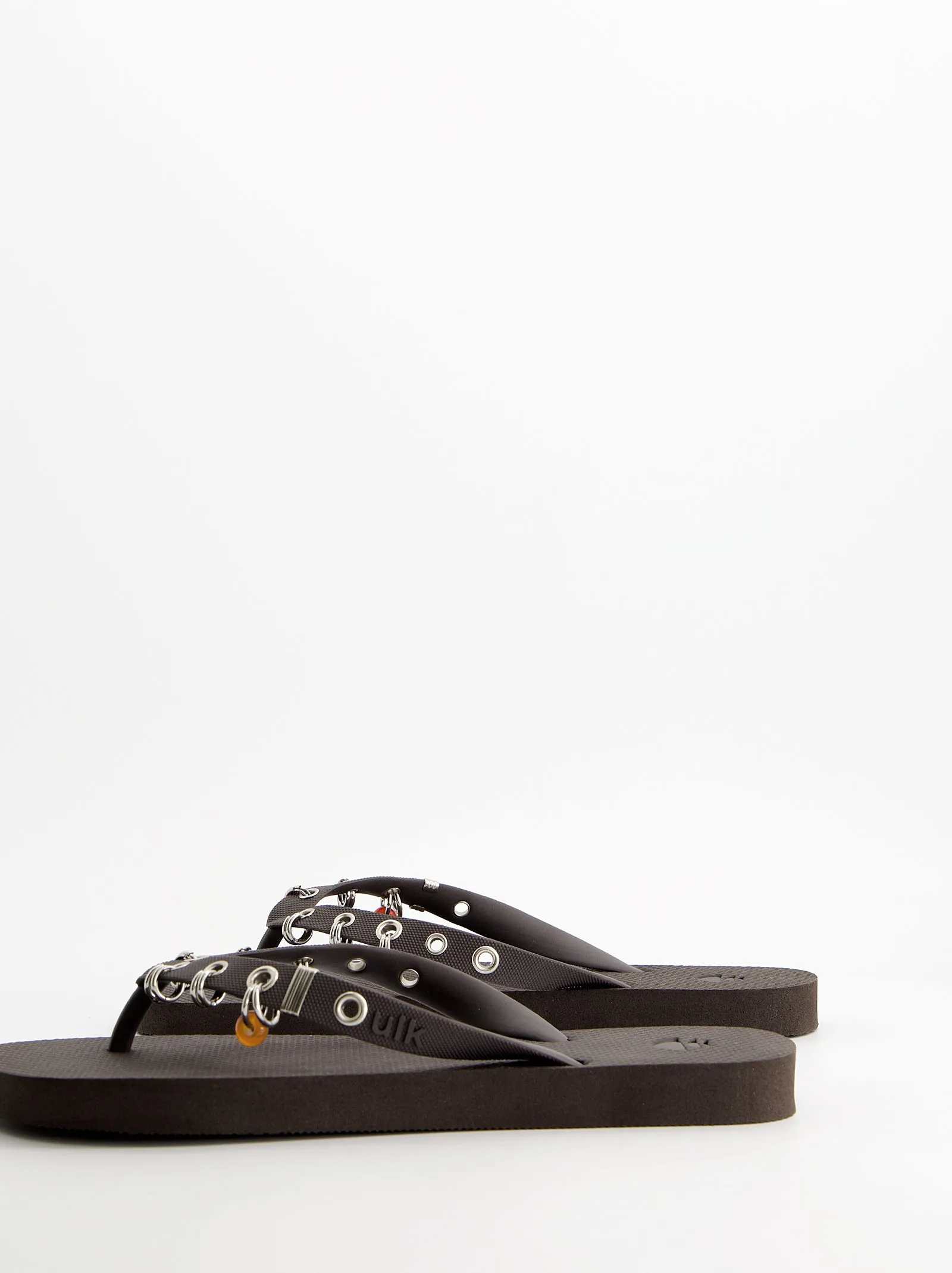 Metallic detail flip-flops - Bowie sold by Ulanka product image thumbnail 4