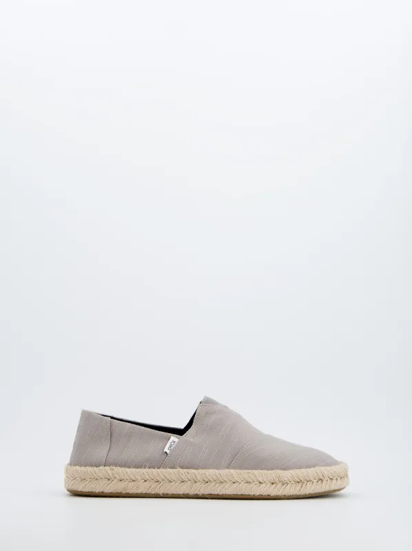 Toms Gray Canvas Espadrilles made by Toms