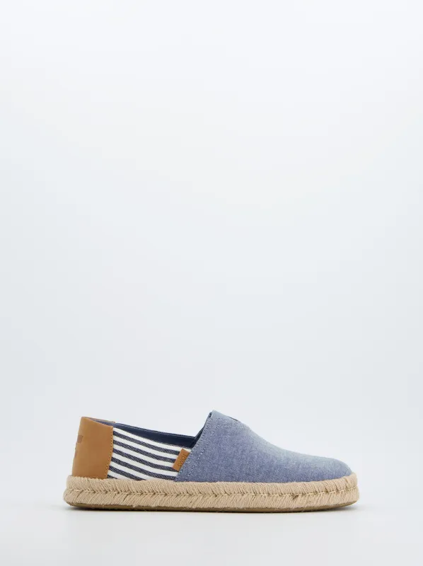 Toms Denim Blue Espadrilles made by Toms