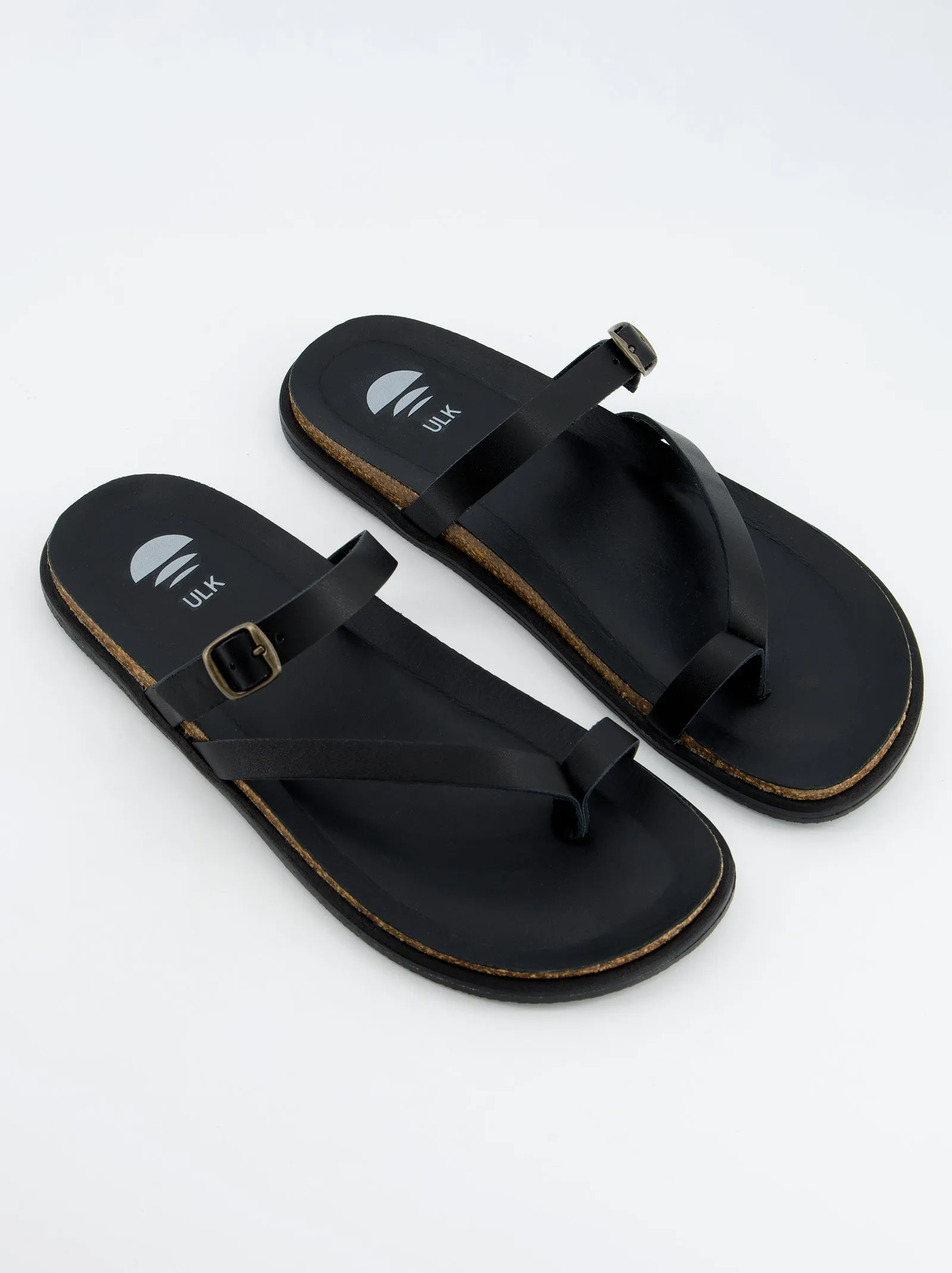 Karem - Black Strappy Flat Sandals sold by Ulanka product image thumbnail 5