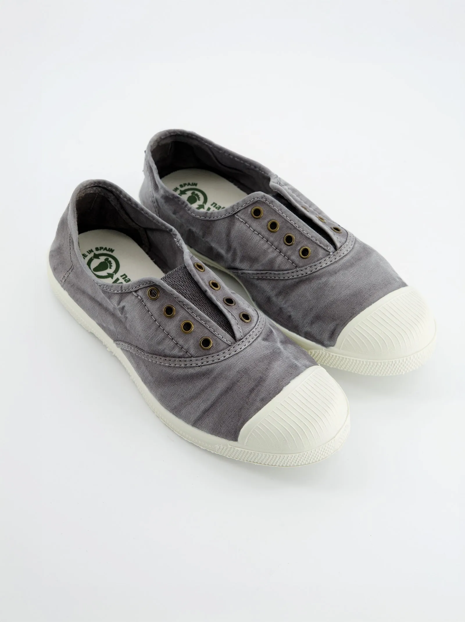 Washed Gray Canvas Sneaker - Natural World sold by Ulanka product image thumbnail 2