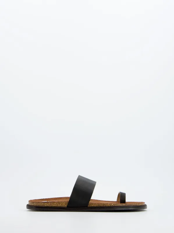 Aged Leather Sandals - Katao made by Ulanka