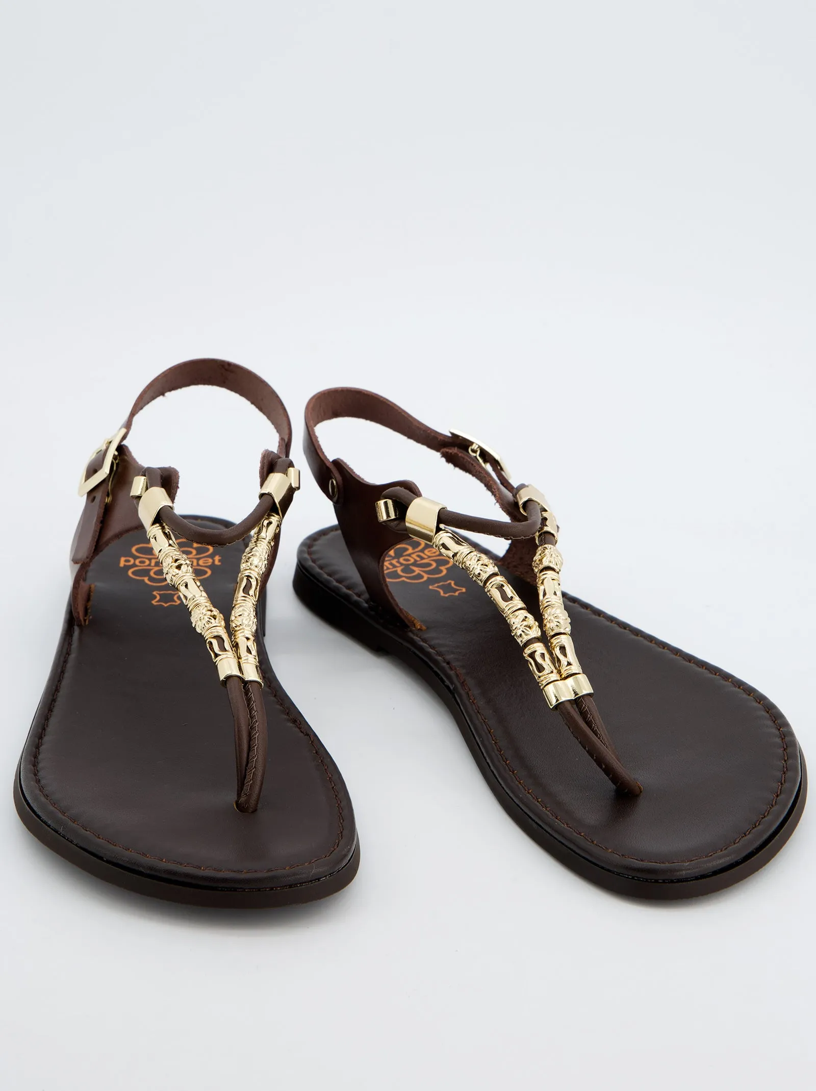 Sandalias De Piel Con Detalle Metálico - Porronet sold by Ulanka product image thumbnail 5