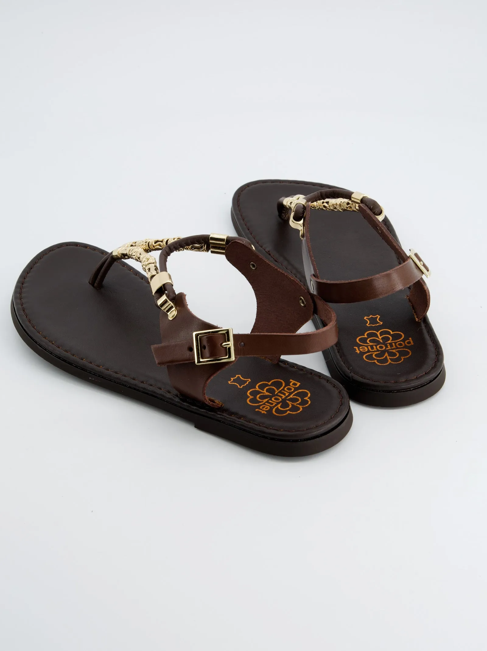 Sandalias De Piel Con Detalle Metálico - Porronet sold by Ulanka product image thumbnail 4